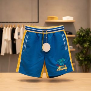Malibu Surf Blue & Gold Swim Shorts