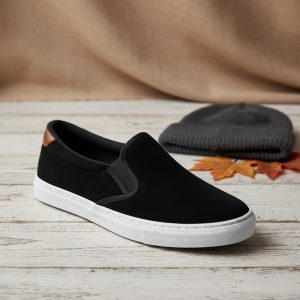 Black Slip-on Sneaker