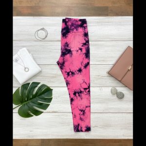 Pink/Purple Tie-Dye Leggings