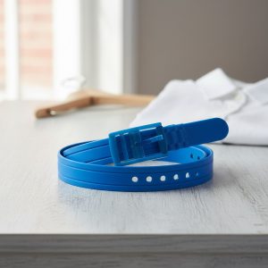 Bright Blue Rubber/Silicon Belt