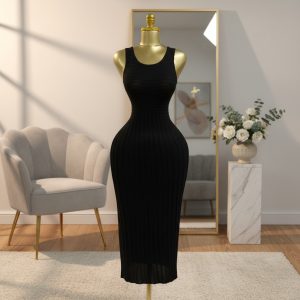 Essential Black Sculpted Silhouette