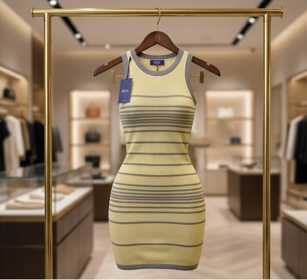 luna knit mini dress