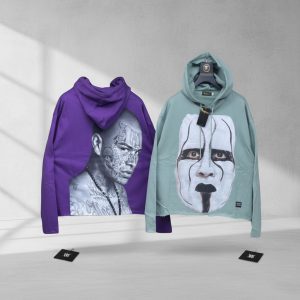Graphic Portrait Oversized Hoodies
