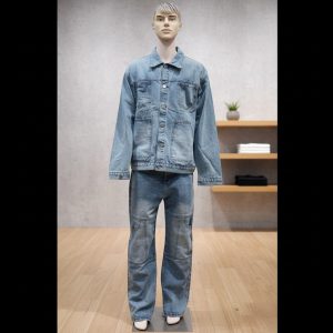 Light Wash Denim Jacket & Jeans Set