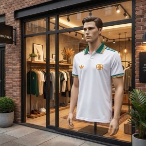 Classic Crest White Polo Jersey