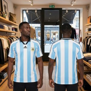 Argentina (Light Blue & White Vertical Stripes)